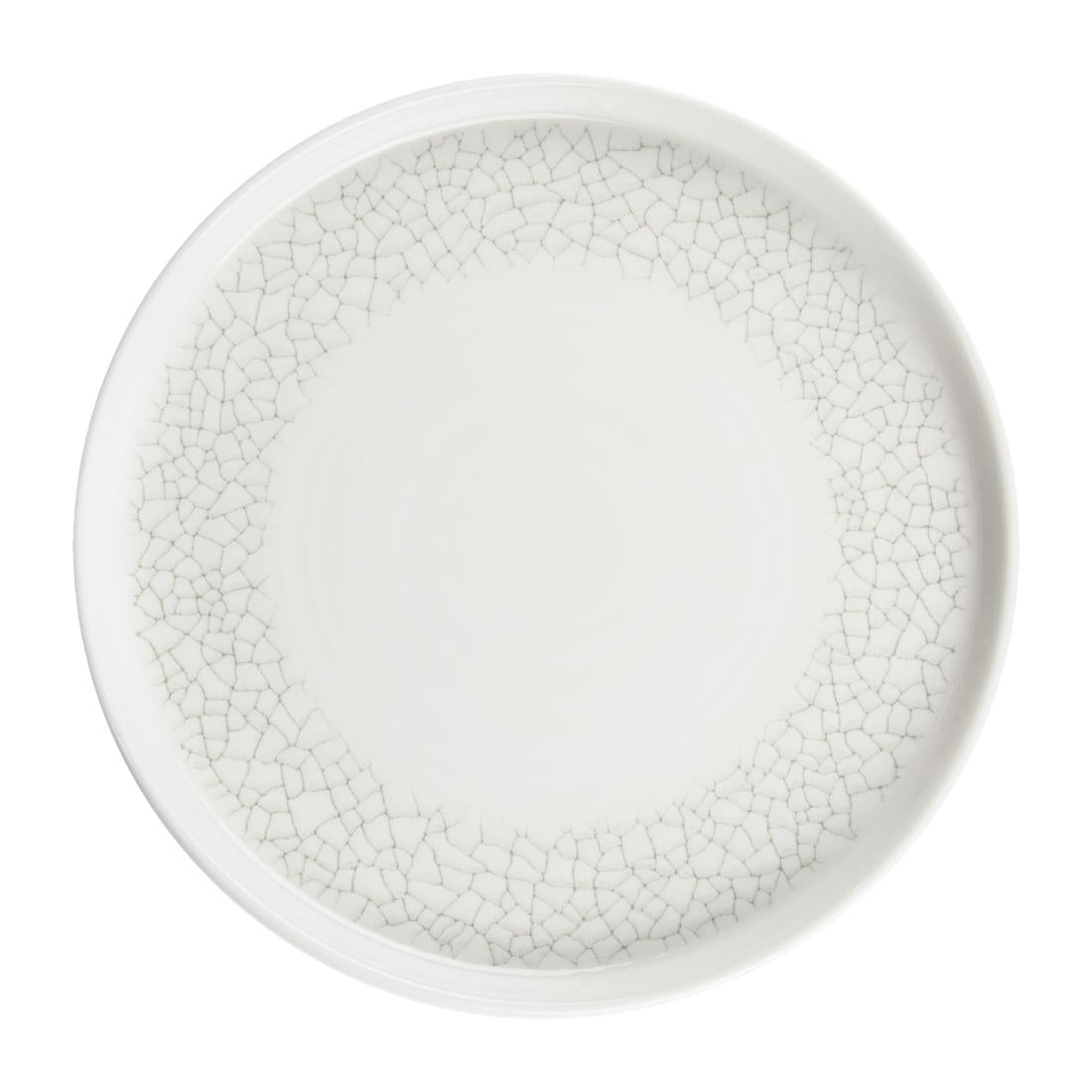Churchill Viana Walled Plates Charcoal Grey 210mm (6 Pack)