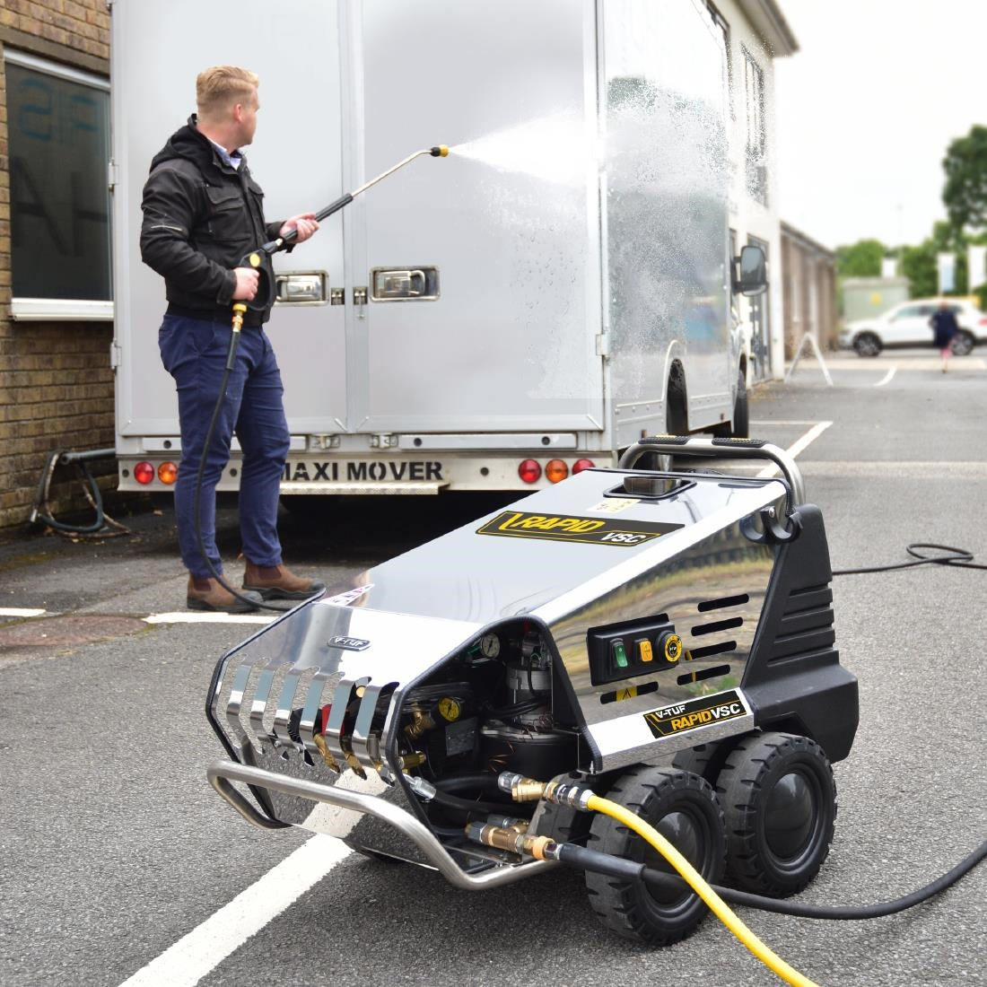 V-TUF Hot Water Industrial Mobile Pressure Washer Rapid VSC