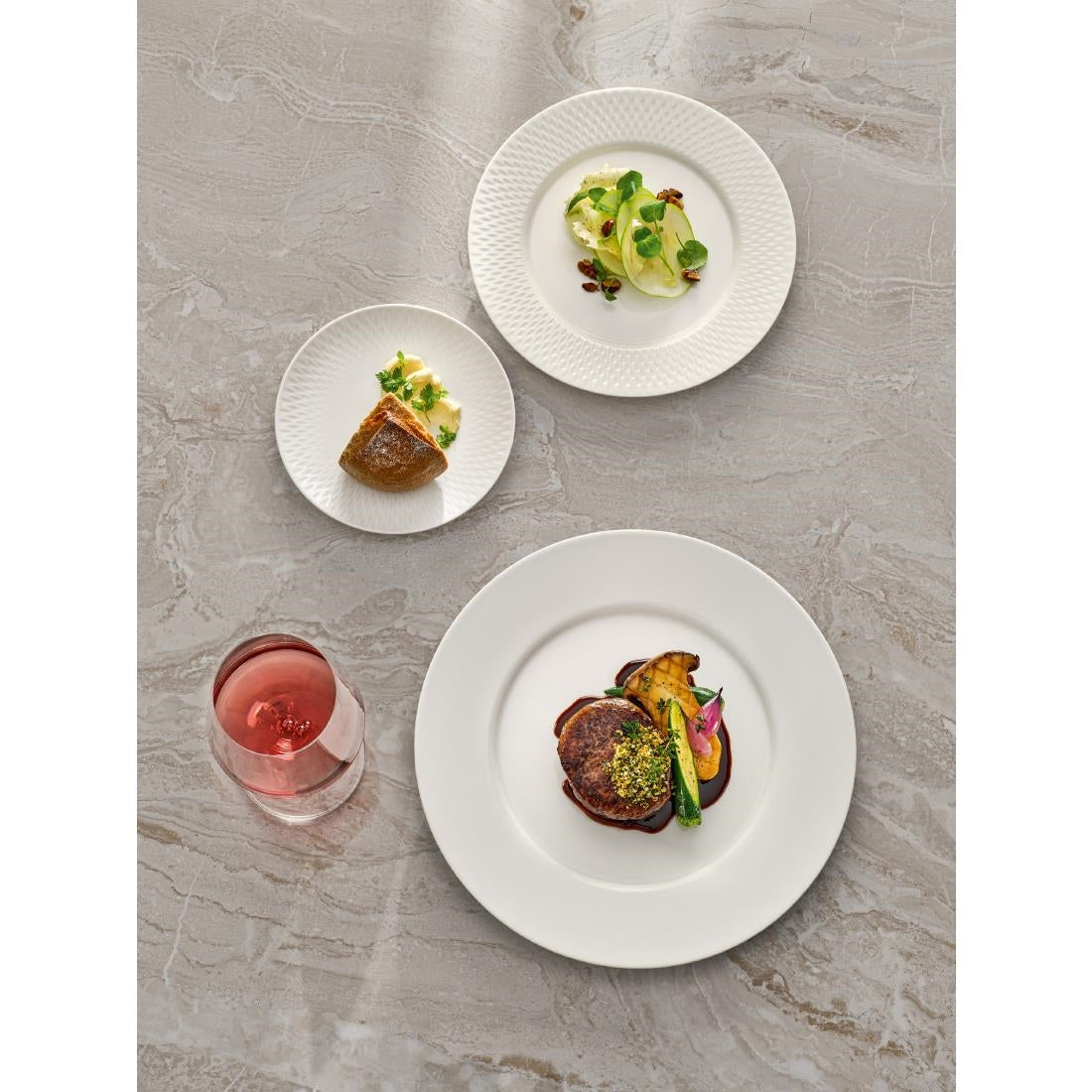 Bauscher Purity Reflections Coupe Plates 290mm (6 Pack)