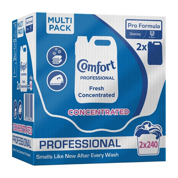 Comfort Pro-Formula Concentrated Fabric Softener Fresh 4.8Ltr (2 Pack)