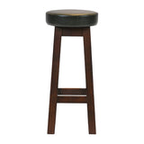 Everyday Wessex Dark Walnut High Stool with Bison Cedar Seat (2 Pack)