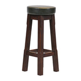 Everyday Wessex Dark Walnut High Stool with Bison Cedar Seat (2 Pack)