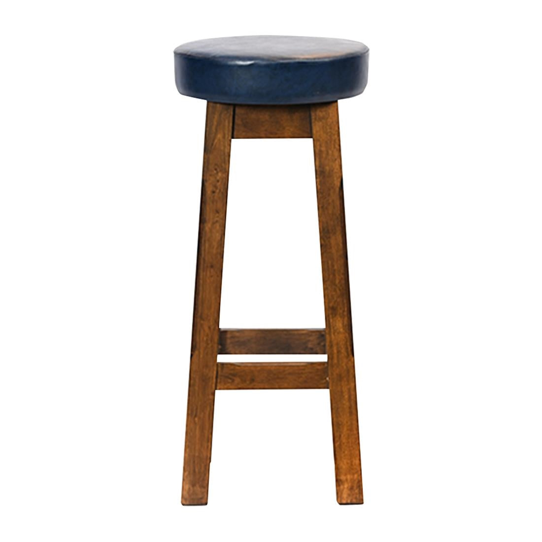 Everyday Wessex Vintage High Stool with Bison Midnight Seat (2 Pack)