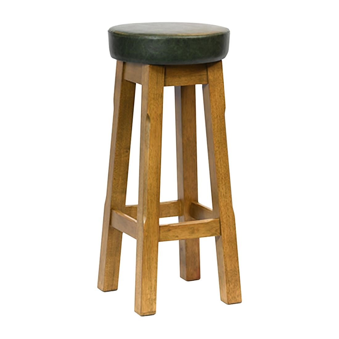 Everyday Wessex Weathered Oak High Stool with Bison Cedar Seat (2 Pack)
