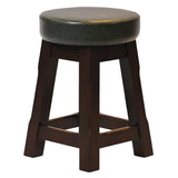 Everyday Wessex Dark Walnut Low Stool with Bison Cedar Seat (2 Pack)