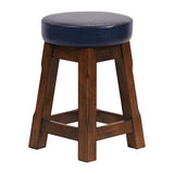 Everyday Wessex Vintage Low Stool with Bison Midnight Seat (2 Pack)