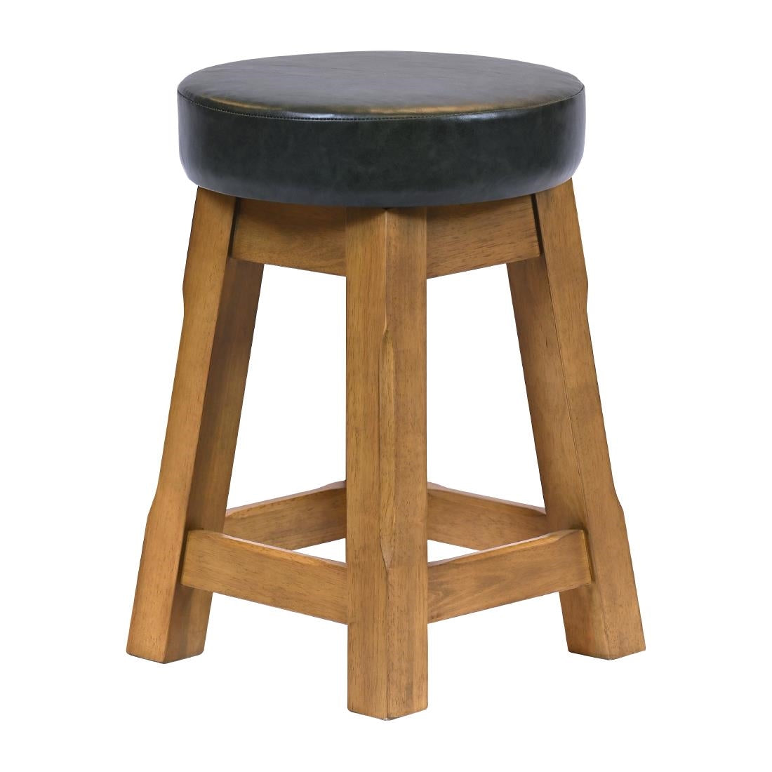 Everyday Wessex Weathered Oak Low Stool with Bison Cedar Seat (2 Pack)