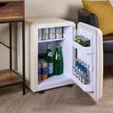Corby Radley 40Ltr Solid Door Minibar Cream