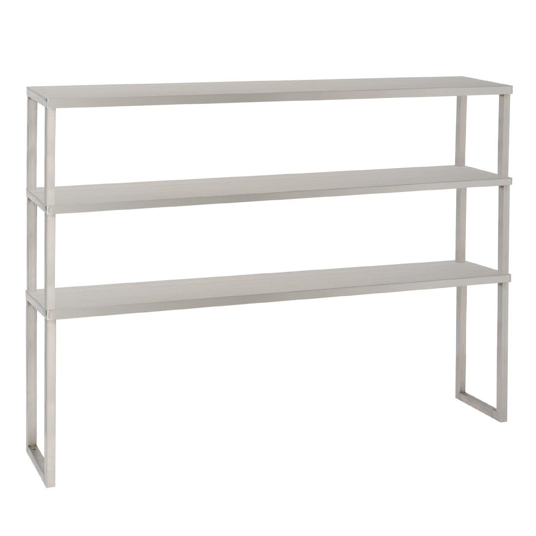Parry Stainless Steel Triple Tier Heated Chefs Rack with L Bracket 1000x300mm