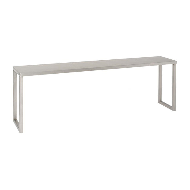 Floating Chefs Rack Parry Stainless Steel Single Tier Ambient Chefs Rack with L Bracket 10 ...