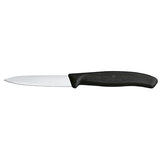 Victorinox Swiss Classic Paring Knife Straight Pointed Black 19cm (Pack 2)