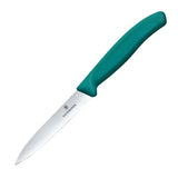 Victorinox Swiss Classic Paring Knife Straight Pointed Tip Green 21cm