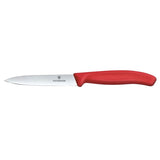 Victorinox Swiss Classic Paring Knife Straight Pointed Tip Red 21cm