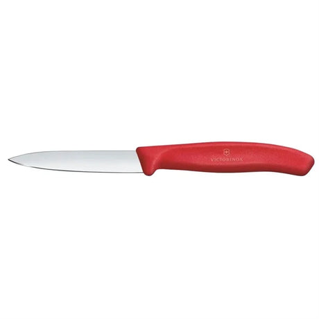 Victorinox Swiss Classic Paring Knife Straight Pointed Tip Red 19cm