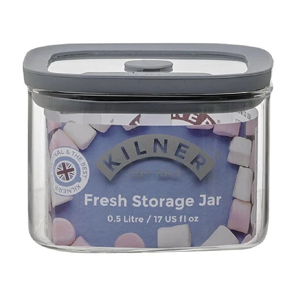 Kilner Fresh Storage Square Jar 500ml