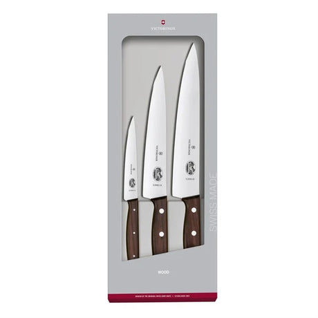 Victorinox Wood Chef's Knife Set (3 Piece)