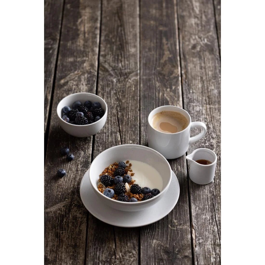 Olympia Origin Coupe Plates White 200mm (4 Pack)