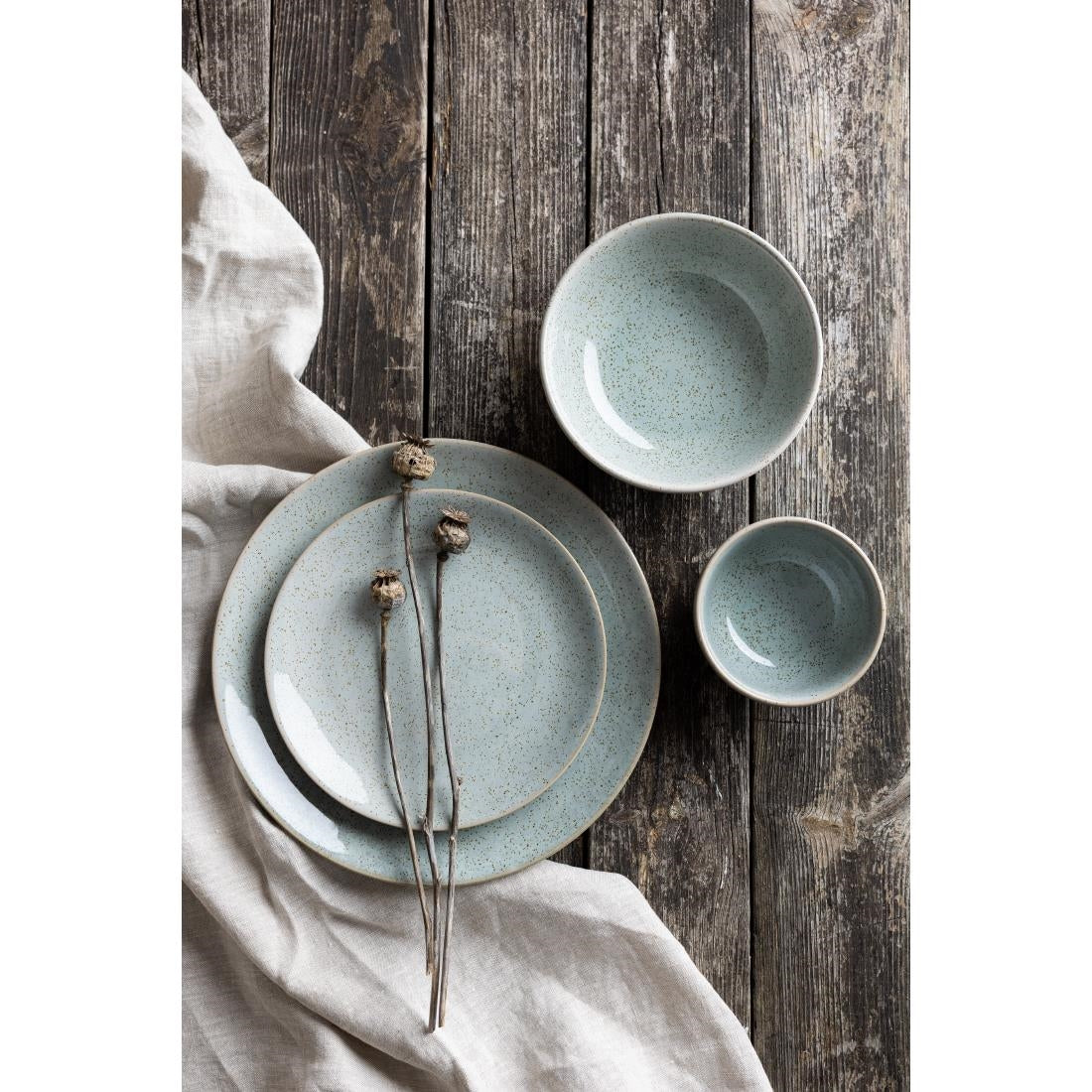Olympia Origin Bowls Duck Egg Blue 110mm (4 Pack)