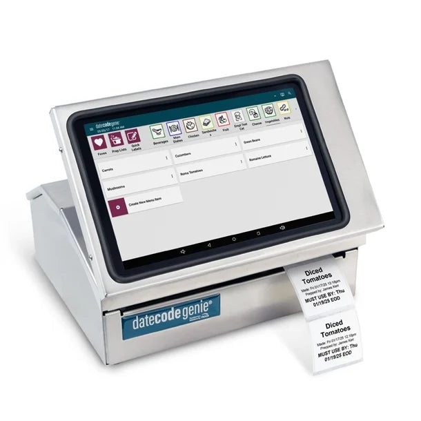 DateCodeGenie X2 Label Machine with One Printer