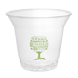 Vegware Slim Cold Cups Green Tree PLA 96-Series 256ml (1000 Pack)
