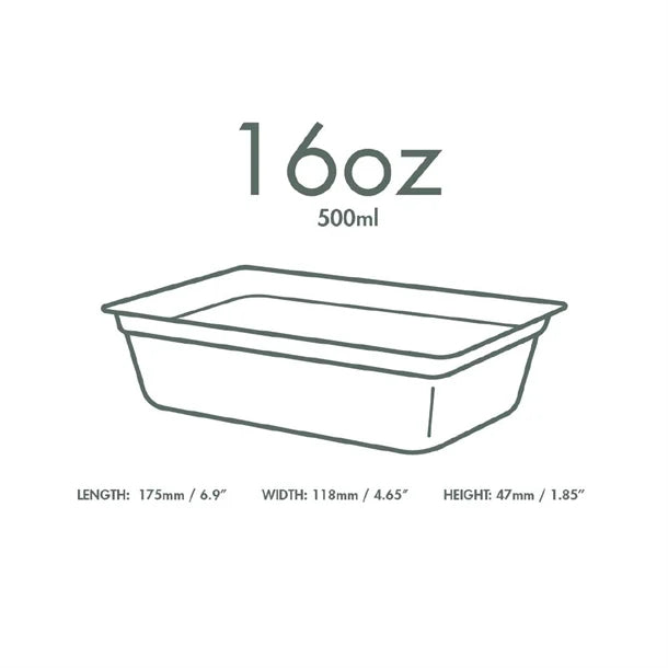 Vegware Nourish Moulded Fibre Takeaway Trays 500ml (500 Pack)
