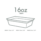 Vegware Nourish Moulded Fibre Takeaway Trays 500ml (500 Pack)