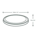 Vegware Round PLA Deli Pot Lids - Fits 8-32oz Pots (500 Pack)