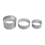 Nisbets Essential Mousse Rings St/St (Set 3)