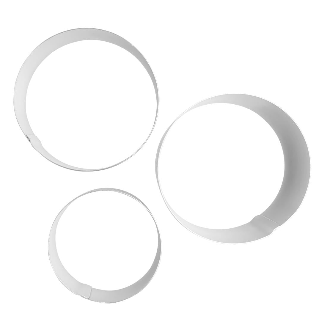 Nisbets Essential Mousse Rings St/St (Set 3)