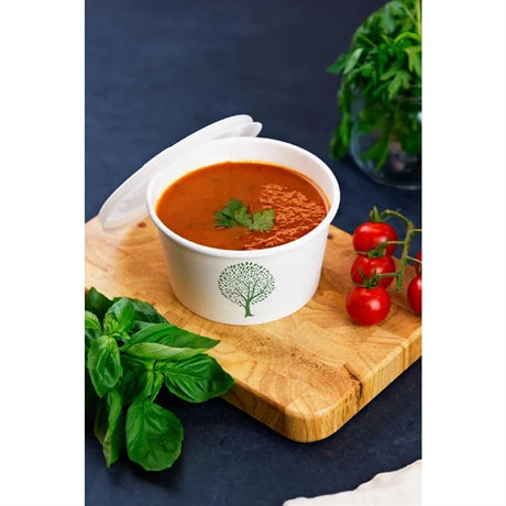 Vegware Soup Containers Green Tree 115-Series 340ml (500 Pack)