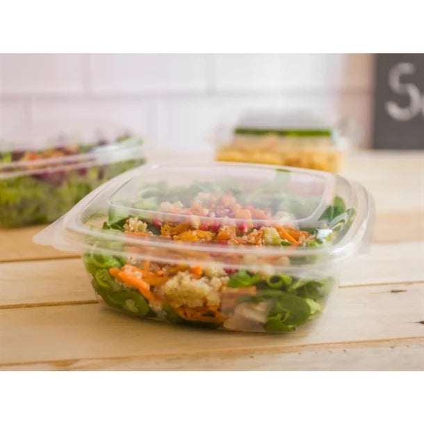 Vegware PLA Hinged Deli Containers 32oz (200 Pack)