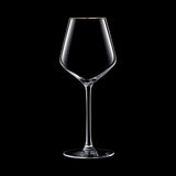 Cristal d'Arques Ultime Gold Band Wine Glasses 470ml (8 Pack)
