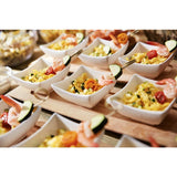 Arcoroc Appetizer Ludico Deep Square Bowls White 90mm (24 Pack)