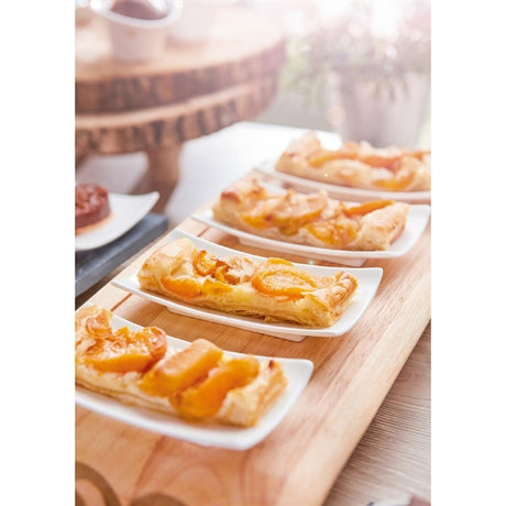 Arcoroc Appetizer Rectangular Bowls White 145mm (24 Pack)