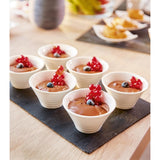 Arcoroc Appetizer Spiral Dishes White 85mm (24 Pack)