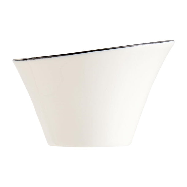 Arcoroc Appetizer Ludico Bowls Black Line 95mm (24 Pack)