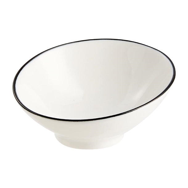 Arcoroc Appetizer Ludico Dishes Black Line 95mm (24 Pack)