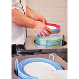 Arcoroc Brush Soup Plates Blue 225mm (12 Pack)