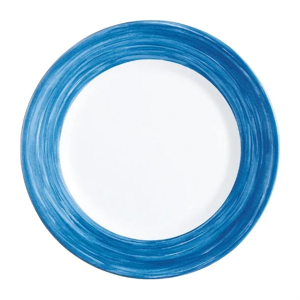 Arcoroc Brush Side Plates Blue Jean 155mm (24 Pack)