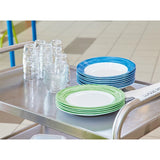 Arcoroc Brush Soup Plates Blue Jean 225mm (12 Pack)