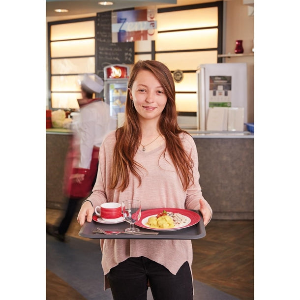 Arcoroc Brush Plates Cherry Red 252mm (12 Pack)