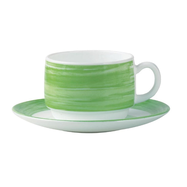 Arcoroc Brush Cups Green 190ml (48 Pack)