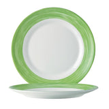 Arcoroc Brush Dessert Plates Green 195mm (12 Pack)