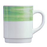 Arcoroc Brush Mugs Green 250ml (36 Pack)