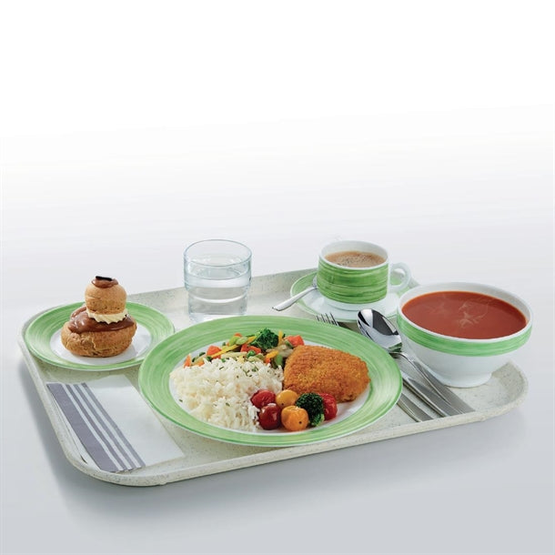 Arcoroc Brush Saucers Green 140mm (48 Pack)