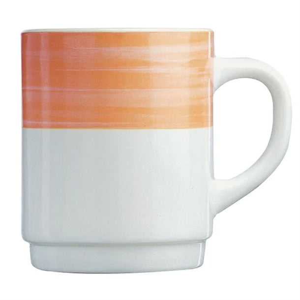 Arcoroc Brush Mugs Orange 250ml (36 Pack)