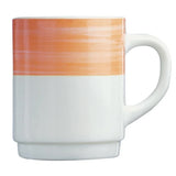 Arcoroc Brush Mugs Orange 250ml (36 Pack)