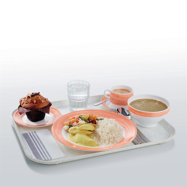 Arcoroc Brush Side Plates Orange 155mm (24 Pack)