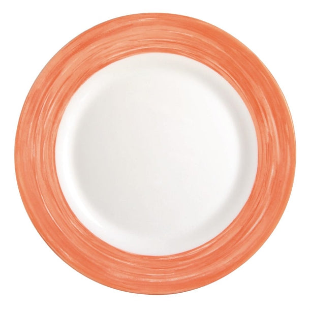 Arcoroc Brush Saucers Orange 140mm (48 Pack)