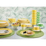 Arcoroc Brush Soup Plates Yellow 225mm (12 Pack)